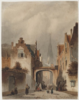 TvB T 284
          <br/>
          Stadsgezicht
          <br/>
          <em>Vertin, Petrus Gerardus (1819-1893)</em>